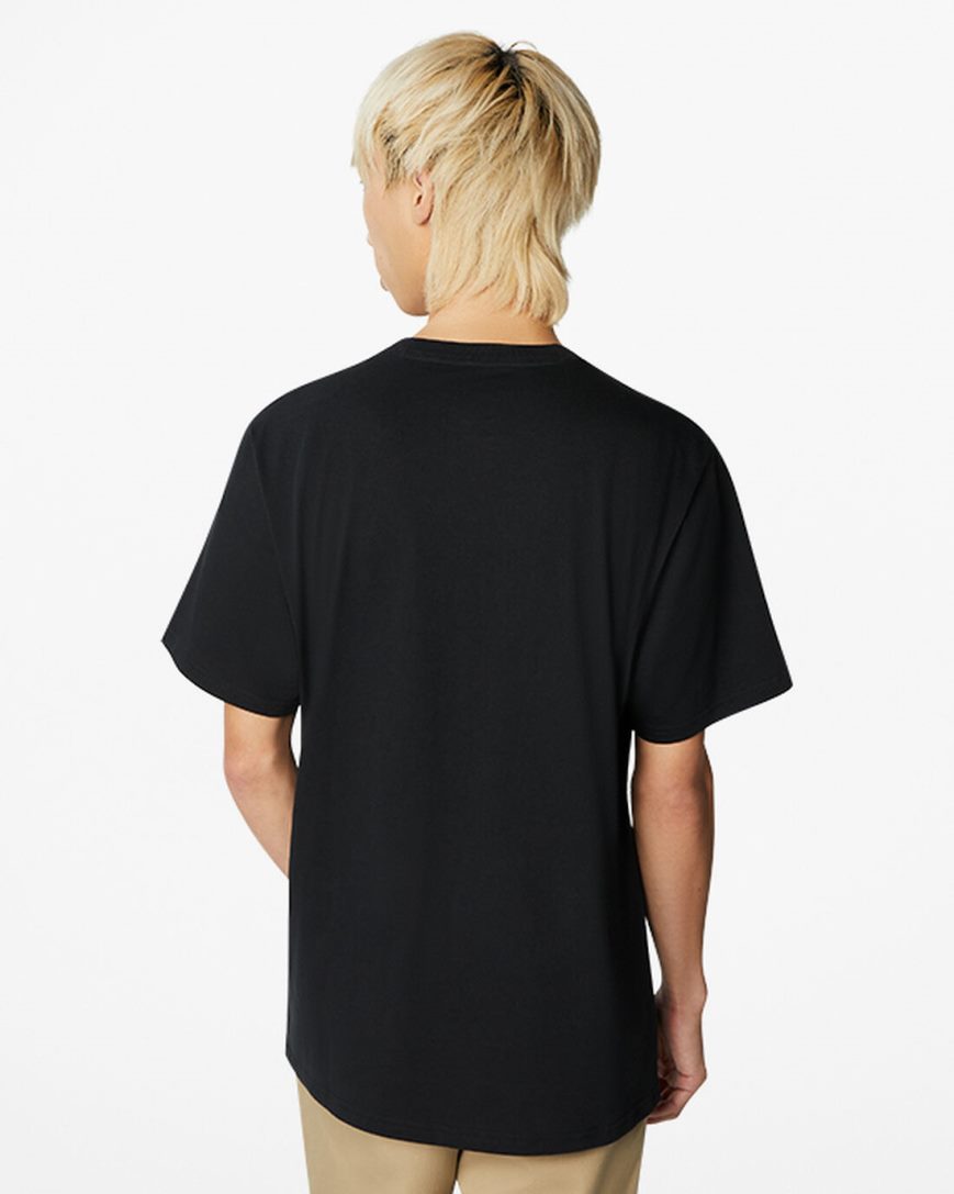 Men's Converse Go-To All Star Patch Standard Fit T-Shirts Black | AU 05861T